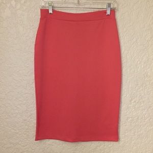 New💕 Pencil Skirt NWOT Coral Peach Pink